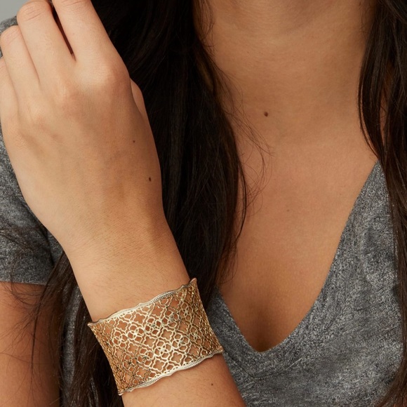 Kendra Scott Gold Cuff Bracelet - Picture 2 of 8